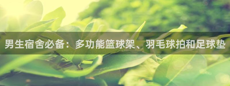 凯捷体育集团官网首页网址：男生宿舍必备：多功能篮球架
