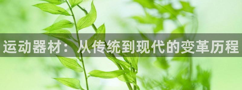 凯捷体育官方：运动器材：从传统到现代的变革历程