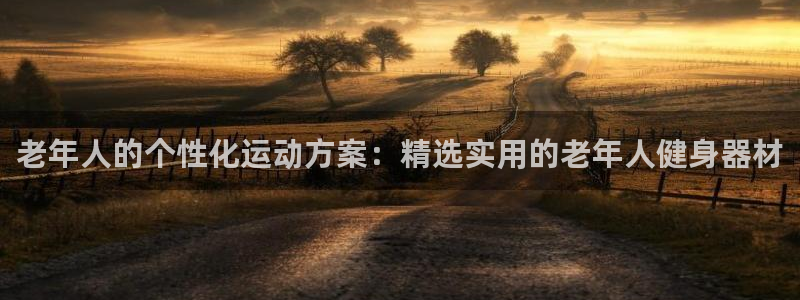 凯捷体育平台APP：老年人的个性化运动方案：精选实用