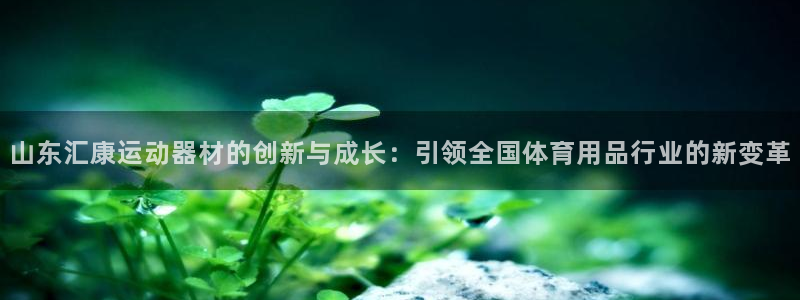 凯捷体育集团：山东汇康运动器材的创新与成长：引领全国