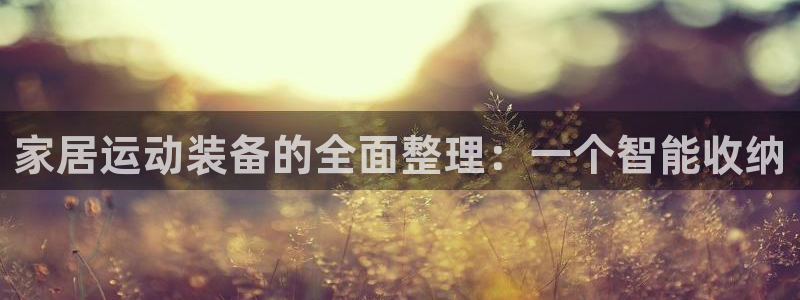 凯捷体育平台是正规平台吗安全吗：家居运动装备的全面整