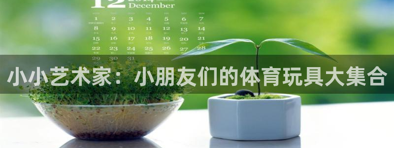 凯捷体育软件：小小艺术家：小朋友们的体育玩具大集合