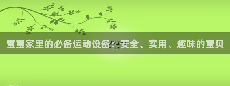 意昂平台体育：宝宝家里的必备运动设备：安全、实用、趣
