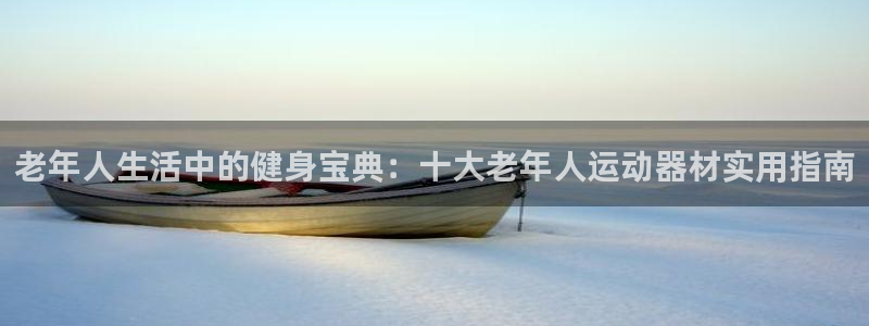 意昂平台体育：老年人生活中的健身宝典：十大老年人运动器材实用
